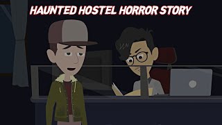 Haunted Hostel Horror Story  Animated Stories In Hindi [upl. by Acie627]