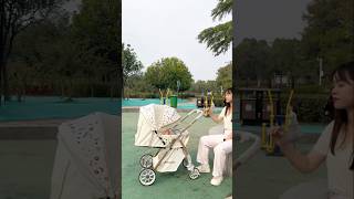 Part 256 High view Baby stroller suitable for babies aged 05 years old Baby stroller [upl. by Idette735]