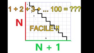 Nombres triangulaires  peuxtu calculer en quelques secondes la somme des nombres de 1 à 100 [upl. by Shaylynn]