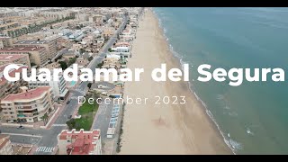 Guardamar del Segura Beach  Costa Blanca Spain  4K Drone video [upl. by Tcideneb]