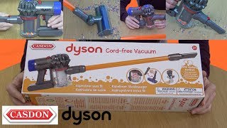 Dyson V8 Cord Free Toy Vacuum By Casdon Unboxing amp Demonstration [upl. by Ninon897]