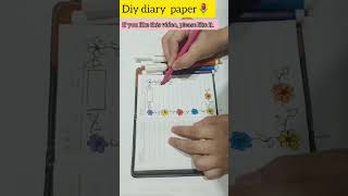 Diy My Paper diary Handmade craft video diy handmade craft shorts youtubeshorts diary [upl. by Williamson979]