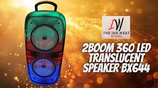 2Boom 360 LED Translucent Speaker BX644 [upl. by Hippel]