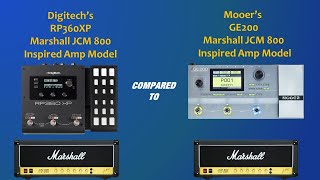 Comparing the JCM 800 Amp Model on the RP360XP amp GE200 [upl. by Aes883]