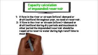 Capacity Calculation Of Impounded Reservoir [upl. by Akitan]