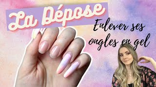 💅🏻 ONGLES EN GEL⎟Ma DÉPOSE complète et parfaite sans abîmer 💅🏻 [upl. by Elnukeda885]