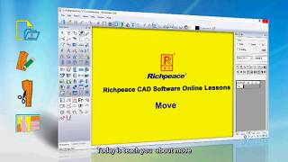 Richpeace CAD Software Online LessonsTip of the dayMove V10 [upl. by Yramanna]