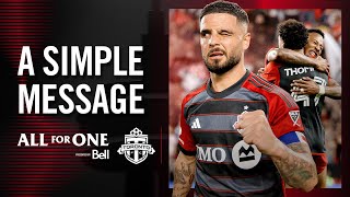 A Simple Message Lorenzo Insigne powers TFC to home win  All For One Moment presented by Bell [upl. by Thorny]