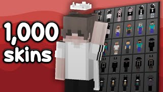 ✅ 1000 cosmetics skin pack 🔥 MCPEMCBE 121 WORKS ON HIVE [upl. by Payson441]