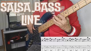 🔥 Beginners Bass Players 🔥Salsa Bass Line Tutorial EASY [upl. by Ming926]