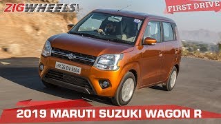 Maruti Wagon R 2019 Review  Now Sensible Sophisticated and Desirable  ZigWheelscom [upl. by Olav488]