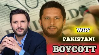 why Shahid Afridi being boycott in Pakistan [upl. by Aynas410]