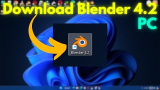 How to Download Blender 42 Version For PCLaptop  Blender 42 [upl. by Ardnuassak]