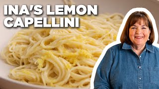 Ina Gartens FanFavorite Lemon Cappellini  Barefoot Contessa  Food Network [upl. by Nnaaras]