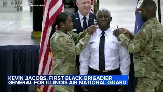 Illinois Air National Guard appoints first Black general officer in its history [upl. by Attenod]