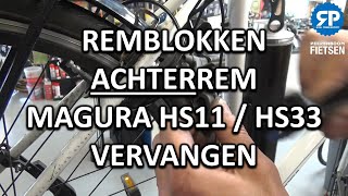 REMBLOKKEN ACHTERREM MAGURA HS11  HS33 VERVANGEN [upl. by Ardith]