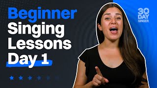 Vocal Lessons  Day 1  Singing Lessons For Beginners  30 Day Singer [upl. by Rabassa]