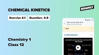 The activation energy for the reaction 2HIg Ex 41 Q49 Class 12 NCERT Chemistry 1 [upl. by Niajneb351]