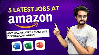 5 Latest Amazon Jobs  Work From Home amp Office Jobs  Any Degree amp PG Can Apply  Frontlinesmedia [upl. by Hepza]