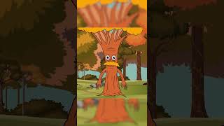 EL ÁRBOL ENOJÓN  Cuentos del bosque  Cuento corto para niños y niñas  shorts cuentosinfantiles [upl. by Baten156]