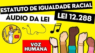 Estatuto de Igualdade Racial EM ÁUDIO  Lei 12288 [upl. by Niobe504]