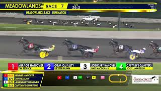 July 6 2024  Meadowlands Pace Elim 1  Race 7 [upl. by Galang]