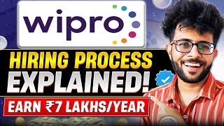 WIPRO Hiring Process Explained ON amp OFF Campus  WIPRO NTH  WILP  SIM   Upto 7 LPA 🤑✅ [upl. by Nitsruk]