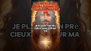 Prière Plaidez pour le sang de Jésus sur votre vie [upl. by Weinstein355]