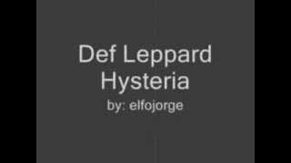 def leppard hysteria subtitulado en español [upl. by Aisac]