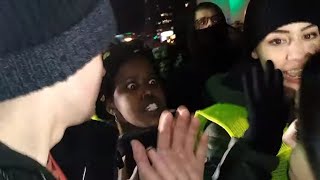 When Triggered SJWs ATTACK DERANGED Antifa Goes BERSERK  MAGA Babes Milwaukee Trump Protest [upl. by Anelah]