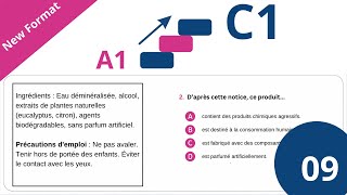 Compréhension écrite TEF CANADA  Reading Comprehension  New Exam format 2024  Test 9 [upl. by Noirad967]