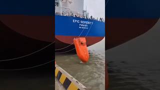 Modern Lifeboats Quick and Safe Evacuation for Ships lifeboat ships telugufacts shorts [upl. by Areemas25]