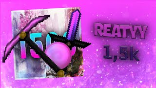 reatyy 15k MCBE PvP Texture Pack 120  FPS BOOST Best Mcpe PVP Pack ever [upl. by Frannie]