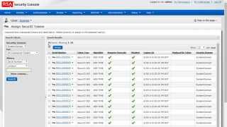 RSA Authentication Manager 81 Assign Tokens to Users [upl. by Susannah328]