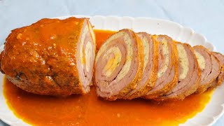 MERAVIGLIOSO ROLLÈ DI CARNE FARCITO CHE RENDERÀ FELICE TUTTA LA FAMIGLIA [upl. by Lledra576]