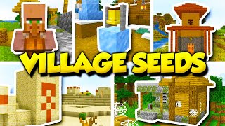 TOP 5 MINECRAFT 1152 VILLAGE SEEDS Minecraft Java Edition Seeds [upl. by Allehc241]