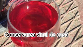 Conservarea 🍇🍷🍾 vinului cu Dioxid de sulf și Bentonită pt a se limpezi și a se păstra bineVideo 2 [upl. by Annod66]