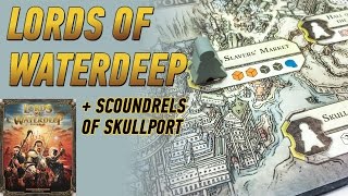 Геймплей 49  Lords of Waterdeep Scoundrels of Skullport Правила [upl. by Alilak]