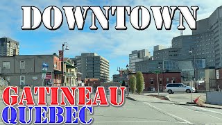 Gatineau  Quebec  Canada  4K Downtown Drive [upl. by Atirb]