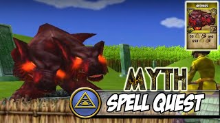 Wizard101 Level 48 Myth School Quest Orthrus [upl. by Terra957]