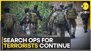 Jammu and Kashmir Terror Attack Army Search Operations Into Day 3  World News  WION [upl. by Bone]