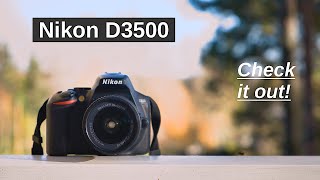 Nikon D3500 Full Tutorial Users Guide [upl. by Atilam]