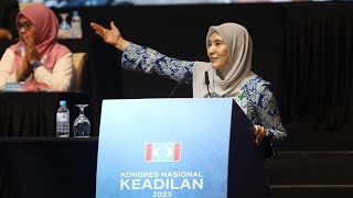 Naib Presiden Nurul Izzah Anwar  Ucapan Penggulungan di Kongres National KEADILAN 2023 [upl. by Guillaume]