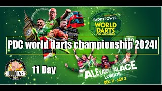 11 day PDC world darts championship 2024 [upl. by Odericus]