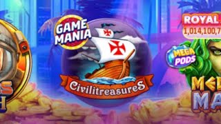 SLOTOMANIA GAMEMANIA 25 free spins bet 5Q civilitreasures [upl. by Patsy]