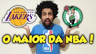 LAKERS OU CELTICS QUEM É O MAIOR DA NBA AGORA [upl. by Dynah]