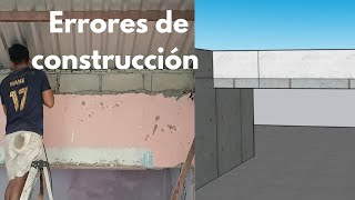 Errores cometido en construcción [upl. by Remsen]