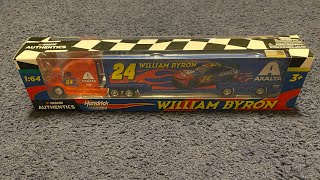 Nascar Authentics 2023 William Byron throwback hauler diecast review [upl. by Alanson333]