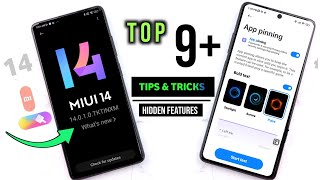 MIUI 14 New Top 9 Unique Hidden Features Tips amp Tricks  MIUI 14 Update [upl. by Anelys182]