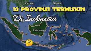 10 PROVINSI TERMISKIN DI INDONESIA [upl. by Richard]